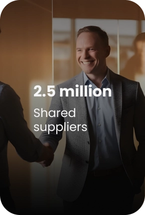 2.5 million Shared suppliers
